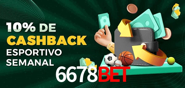 10% de bônus de cashback na 6678bet
